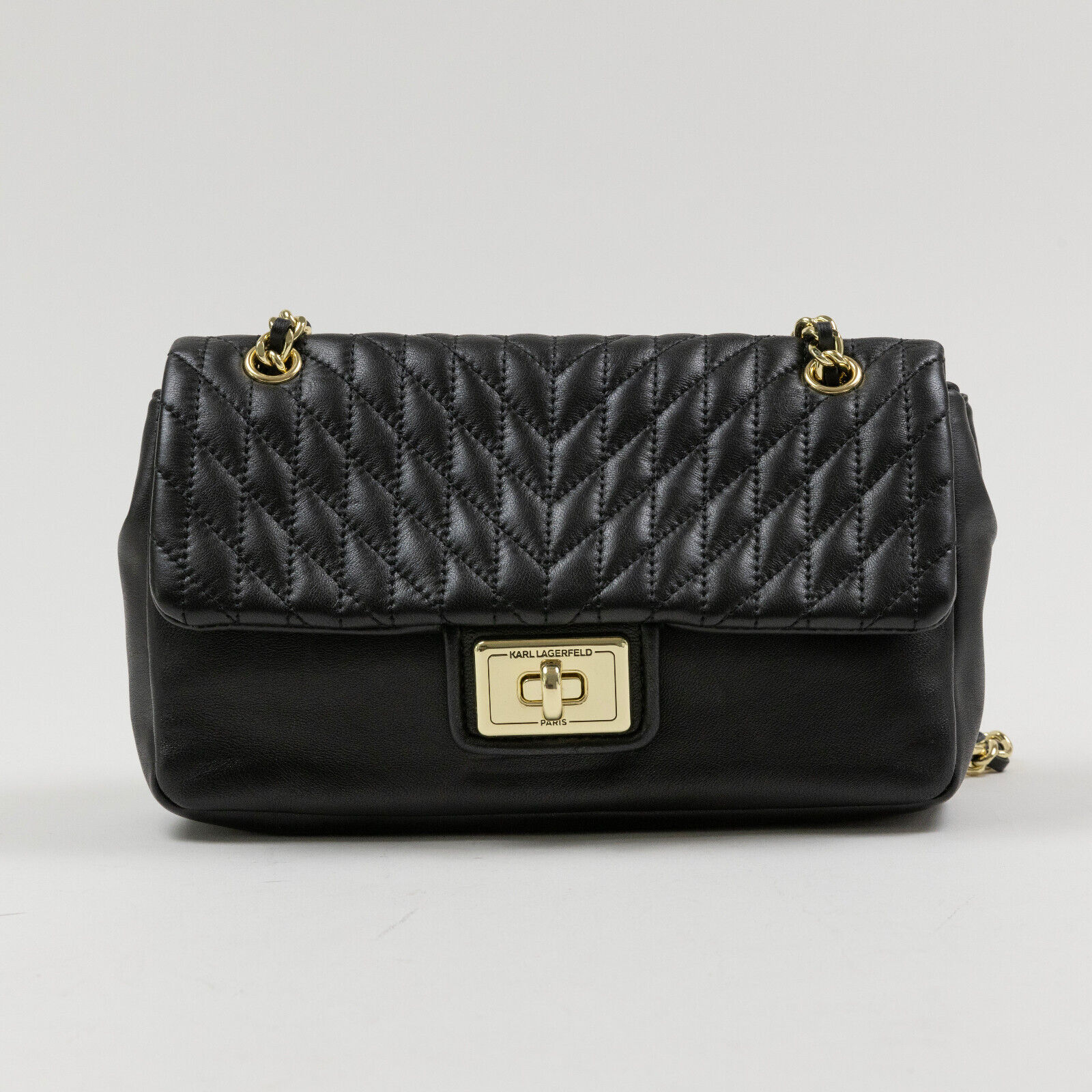 Karl Lagerfeld Shoulder Bag Black (Pre-Owned/As Pictured)